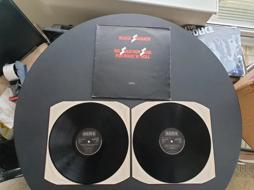 BLACK SABBATH - WE SOLD OUR SOUL FOR ROCK N ROLL 1975 UK 12" VINYL RECORD LP EX