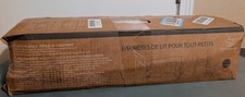 ComfyBumpy Foldable Toddler Bed Rail Guard, Gray Mesh Panel Safety Rail