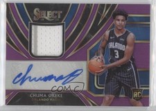 2019-20 Panini Select Rookie Jersey Purple Prizm 57/99 Chuma Okeke Auto RC s3g