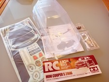 Tamiya 1/10 RC Karosserie Mini Cooper S 51335 Body M Chassis Vintage Auto Rare