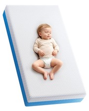 Dual-Sided Crib Mattress Gel Memory Foam Infant Toddler Mattress, Breatha...