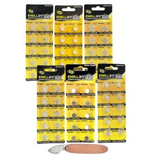 61pc Watch Cell Battery Variety Pack 361, 396, 392, 370, 399, 392