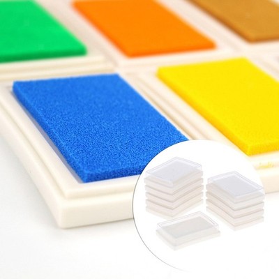 10x Blank Stamp Pad Craft Stempelkissen Kinder DIY Scrapbook Malerei