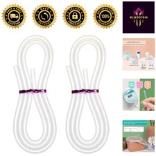 Food Grade Silicone Breast Pump Tubes - Compatible with Spectra  Avent Pumps