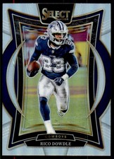 2024 Panini Select #90 Rico Dowdle Silver Prizm