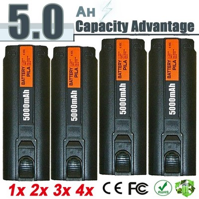 1-4PACK For Paslode Impulse 6V 5000mAh 404717 Ni-MH Battery Nailer 900400 900420