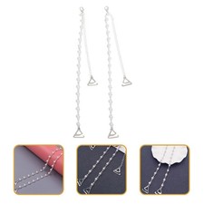 1 Pair Women's Bra Straps Adjustable Bra Strap Pearl Bra Straps Replacement
