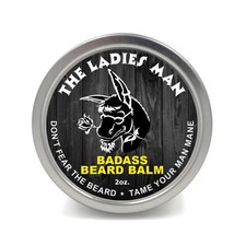 Beard Balm - The Ladies Man Scent, 2 Ounce - All Natural Ingredients, Soften ...
