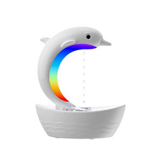 Multifunctional Dolphin anti Gravity Air Humidifier Bluetooth Speaker Table Lamp
