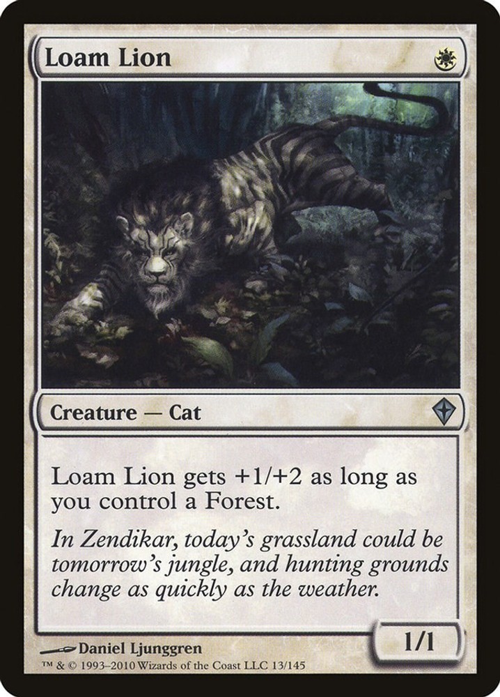Loam Lion [WWK - 13] Uncommon NM Worldwake