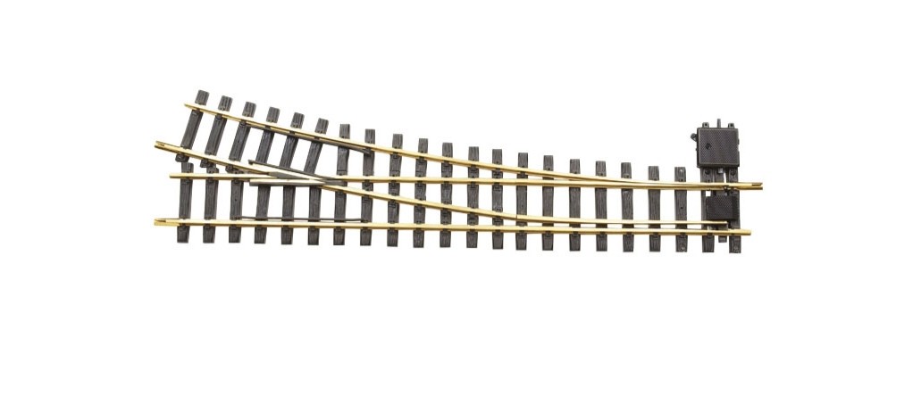 Aiguillage droit à droite de 600mm LGB 18050 pour grands rayons de courbure R5