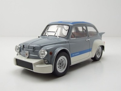 Fiat Abarth 1000 Gr.2 1970 grau blau Modellauto 1:24 Whitebox
