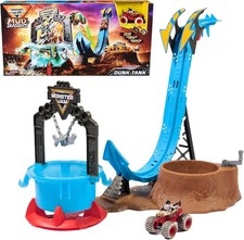 Monster Jam Mud Blasters Monster Mutt Dalmatian Dunk Tank Playset Toy Ages 3+