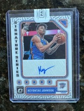 2023-24 Optic Basketball Signature Series Keyontae Johnson Rookie Auto 