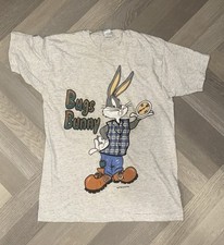 Vtg Bugs Bunny T-Shirt 1994 Country Docs Single Stitch Large Looney Tunes Rock