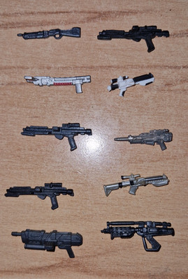 Star Wars 3,75 '' Zubehör Pistolen Rifles Waffen Blaster Set A