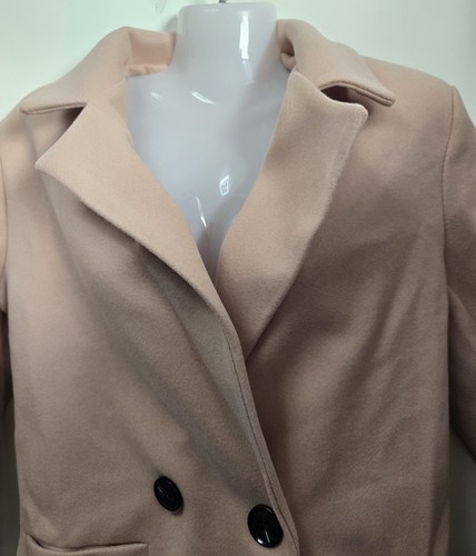 Trenchcoat Größe: S Rosa Übergangsmantel mit Knopfverschluss - Bild 3 von 8