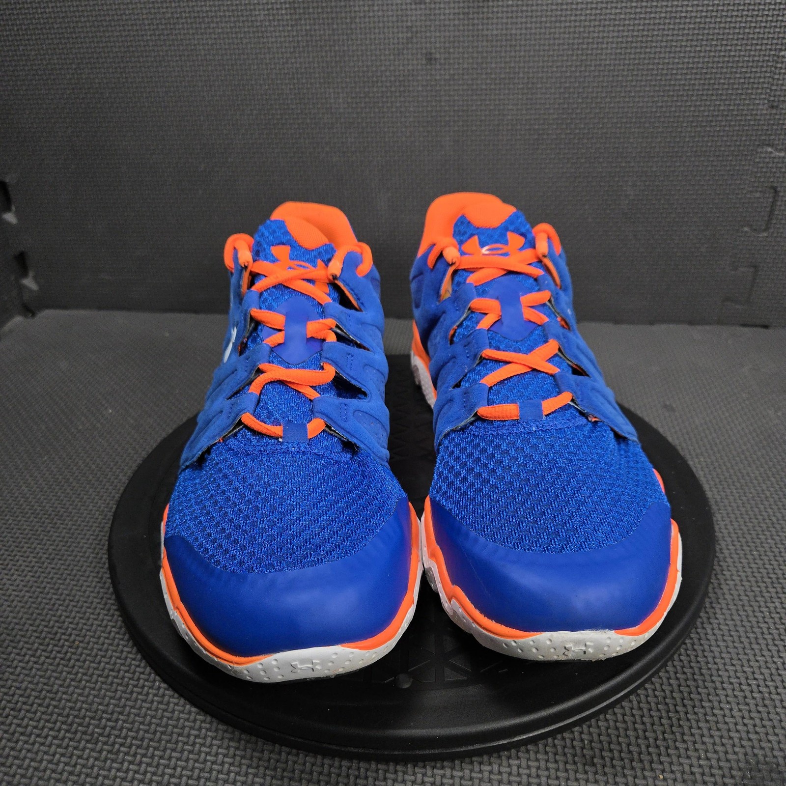 Under Armour Micro G Shoes Mens Size 11.5 Blue Orange Sneakers 1255123-406 thumbnail 2