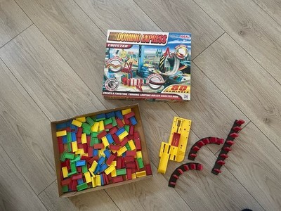Ideal Domino Express Twister Spielset nur Ersatzteile nicht vollständig