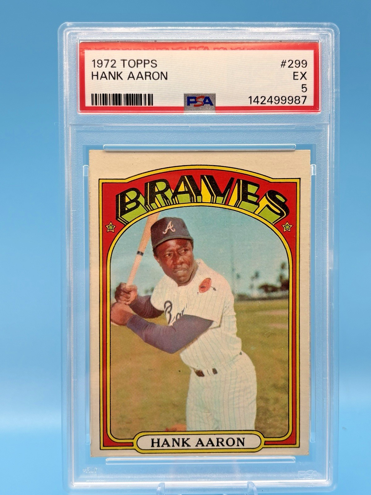1972 Topps - Hank Aaron #299 PSA 5