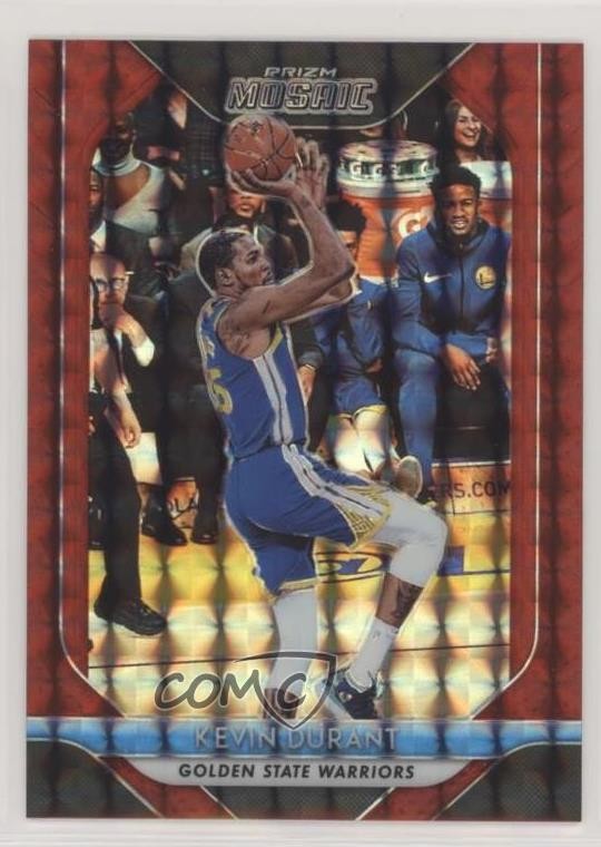 2018-19 Panini Prizm Mosaic Red Kevin Durant #53 o7m