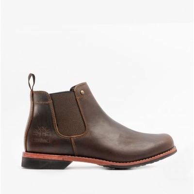 Woodland M031GB Herren Leder Zum Überziehen Bequem Chelsea Boots
