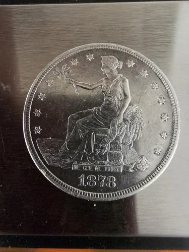 1878-S Silver Trade Dollar Very High Grade