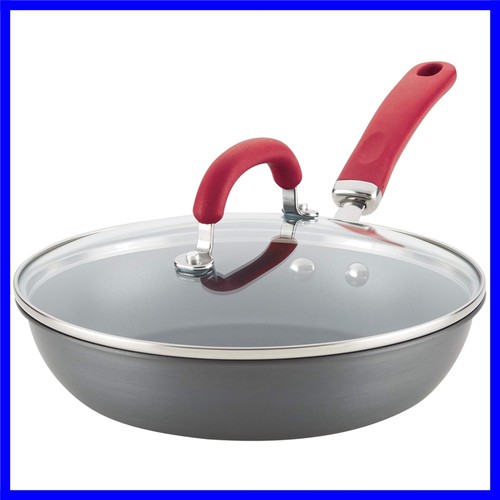 Create Delicious Deep Hard Anodized Nonstick Frying Pan / Fry Pan / Hard Anod... - Afbeelding 1 van 7