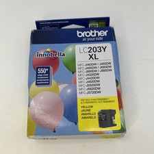 Genuine Brother LC203Y XL Innobella High-Yield Ink, YELLOW