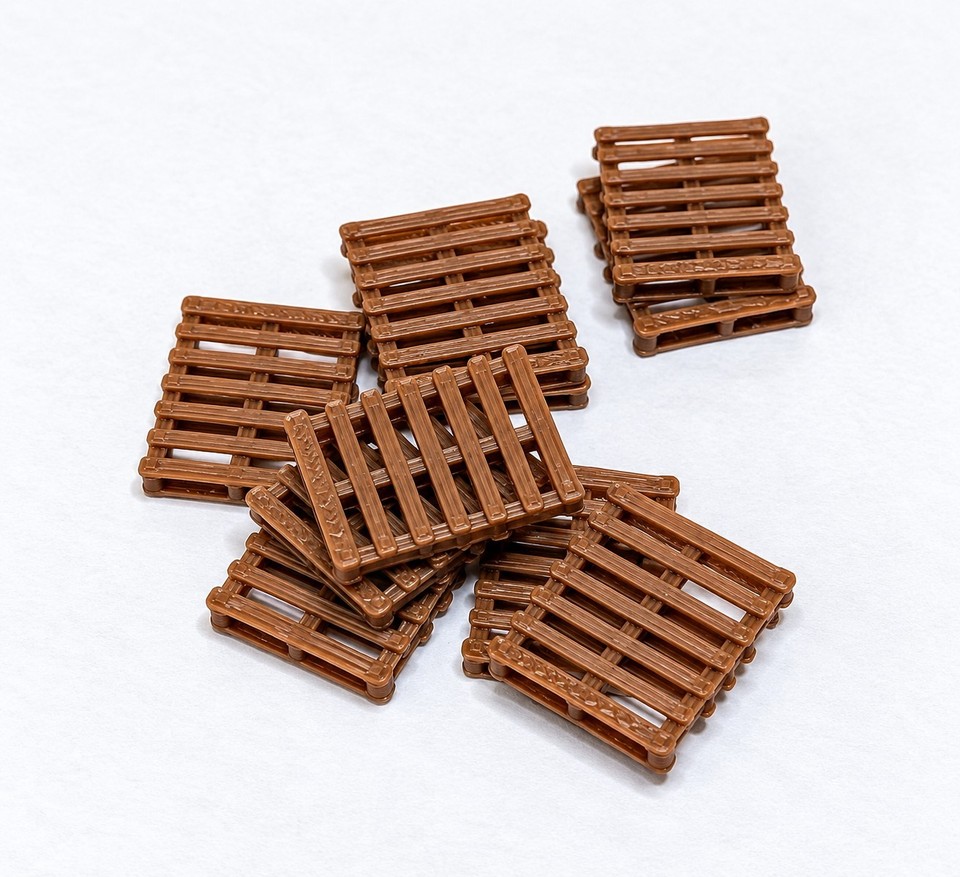 O Scale Pallets HO Scale 1:87 Model Railroad Pallets 30 Pack Warehouse Industrial ...