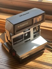 Polaroid Sun 600 LMS Instant Film Camera - Vintage 80s - Untested