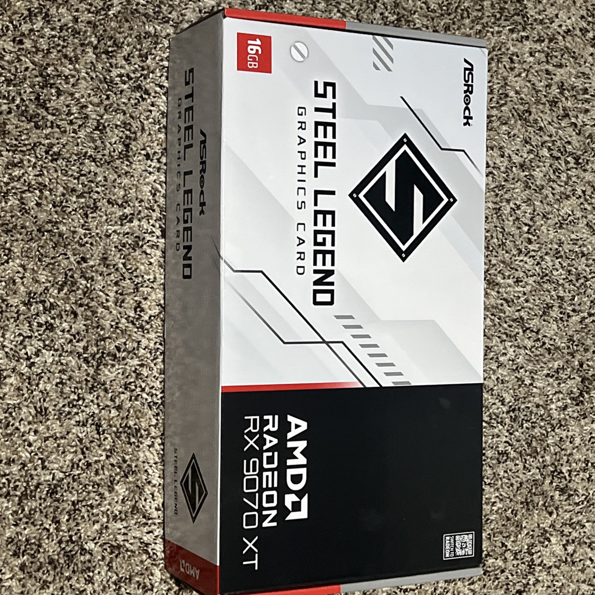 AMD Radeon RX 9070 XT ASRock Steel Legend 16GB GPU Graphics AMD Radeon RX 9070 XT ASRock Steel Legend 16GB GPU Graphics