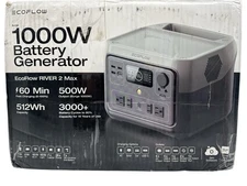 EcoFlow River 2 Max Battery Generator Portable Power Station EFR610 (OB2)