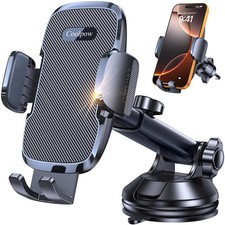 3-in-1 Car Phone Holder Mount  Strongest Suction  Military-Grade  Cell Phone H...