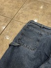 Mens 42X30 WRANGLER Denim Blue Jeans Carpenter utility Workwear Pants Distressed — photo 4