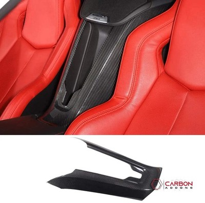 C8 Corvette Real Carbon Fiber Waterfall Panel Trim Cover | Interior Overlay (202