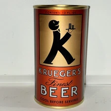 Krueger's Finest Beer OI NOVELTY / REPLICA beer can, plastic label