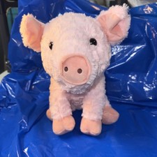 Pink Pig 14"H Plush Animal. Cute
