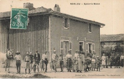 51 NOIRLIEU AD#MK855 LEBENSMITTELGESCHÄFT MALON KARTE SELTEN