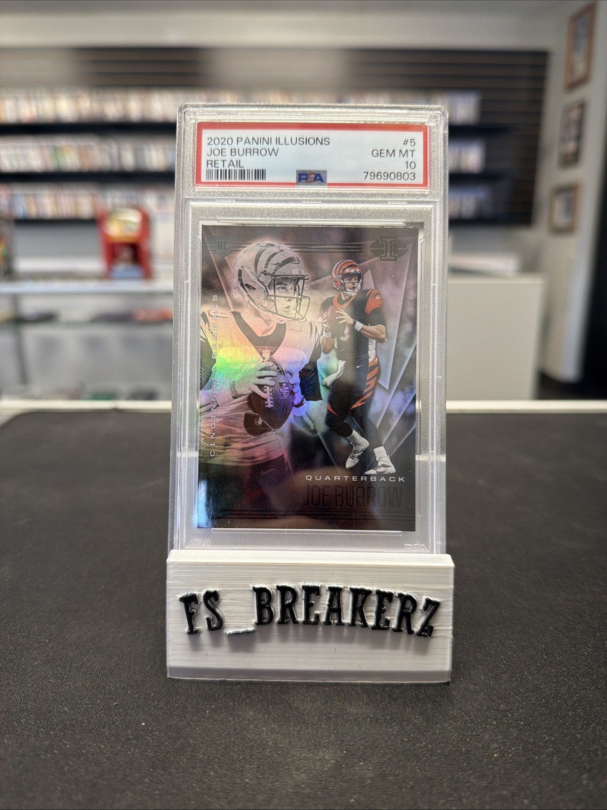 2020 Panini Illusions - Joe Burrow #5 (RC) - PSA 10