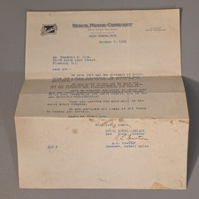 1925 Buick Motor Company Letter - 20s Car Thank You Letterhead - New York Branch