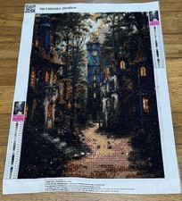 Unframed Diamond Art Village Scene Perfect Additional For Fall