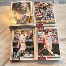 Topps 75 MLB Baseball Trading Card Lot 4 Cards Tatis Jr Nelson Beck Adell