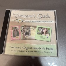 Scrapper's Guide To Photoshop Digital Scrapbook Basics Volume 1 PC CD C71