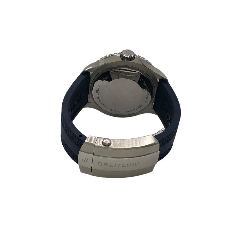 BREITLING Super Ocean Automatic 42 A17375 Navy Stainless Steel Mens #OK1252 image 5