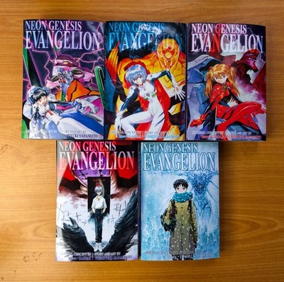 New Manga Neon Genesis Evangelion Vol 1-14 Complete Set English Comic (5 books)