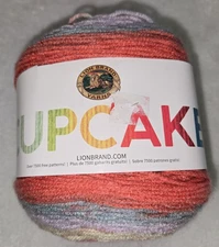 Lion Brand Cupcake Yarn - Cherry Blossom - 3 Skeins