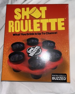 Game Adult Party Shot Roulette Game 21+ Buzzed Games Brand NEW SEALED