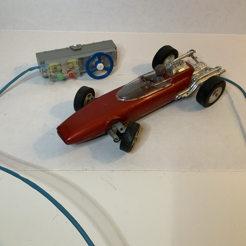 VINTAGE 60s ORIGINAL Metal B/O BANDAI F1 LOTUS RACING CAR Japan