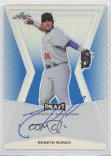 2014 Leaf Metal Draft Blue Prismatic 6/50 Renato Nunez #BA-RN1 Auto 0c6